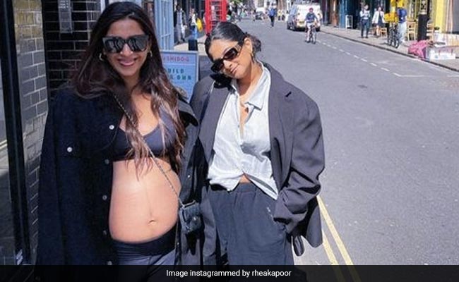 Sonam Kapoor Pulls Off 'A Rihanna' And Bares Her Baby Bump In A Sports Bra And Jacket