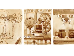 Google Pays Tribute To Pioneer Of Espresso Machine With Artistic Doodle Google Pays Tribute To Pioneer Of Espresso Machine With Artistic Doodle