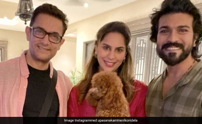 After Salman Khan, Aamir Khan Joins Ram Charan And Upasana Kamineni For A Special Evening In Hyderabad