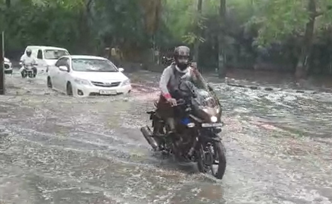 Watch: Waterlogging In Parts Of Delhi After Heavy Rain