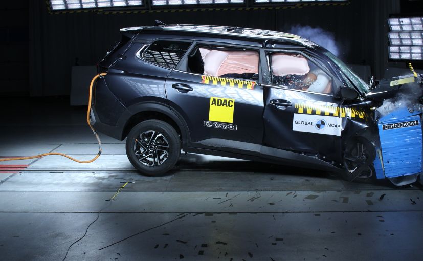 Kia Carens MPV Scores 3-Star Rating In Global NCAP Crash Test