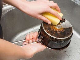 Watch: This Easy Hack Cleans Burnt Grease On Pans In A Matter Of Minutes
