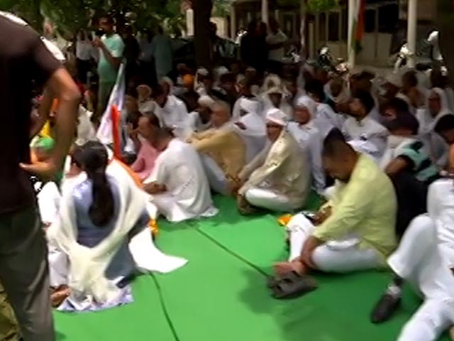 Protests At BJP's Haryana Office, Led By Farmers Union Leader