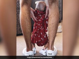 "Happy 1st Father's Day My Love": Priyanka Chopra Gifts Nick Jonas And Daughter Malti Marie Matching Sneakers "Happy 1st Father's Day My Love": Priyanka Chopra Gifts Nick Jonas And Daughter Malti Marie Matching Sneakers