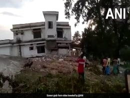 Video: Police Station Sinks Into River In Flood-Hit Assam Video: Police Station Sinks Into River In Flood-Hit Assam