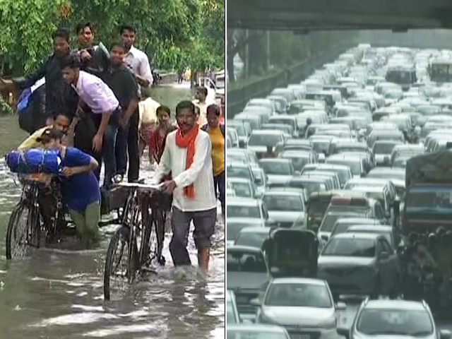Delhi Monsoon Arrives, Chaos On Roads, Planes Cancelled