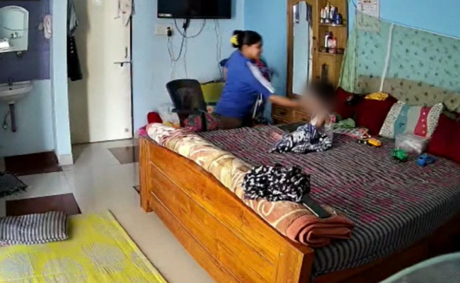 Caught On Camera: Babysitter Beats, Tortures 2-Year-Old In Madhya Pradesh