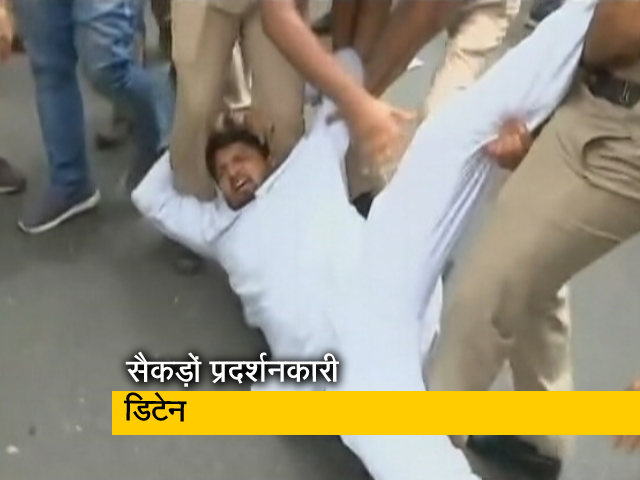 राहुल की ED के सामने पेशी पर कांग्रेस का विरोध जारी, 100 से ज्यादा प्रदर्शनकारी डिटेन