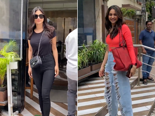 Rakul Preet Singh And Mouni Roy's Day Out