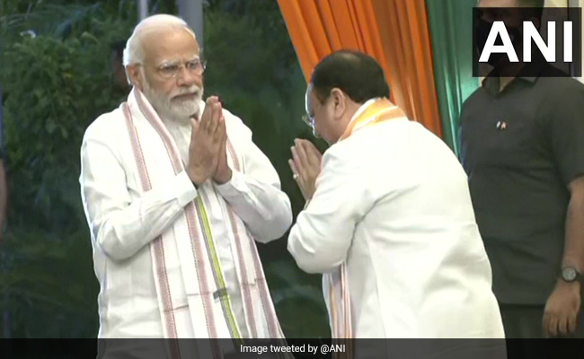 PM, Amit Shah At BJP Parliamentary Board Meeting On Presidential Poll