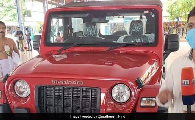 Kerala's Guruvayur Temple's Controversial Thar Reauctioned For ₹43 Lakh