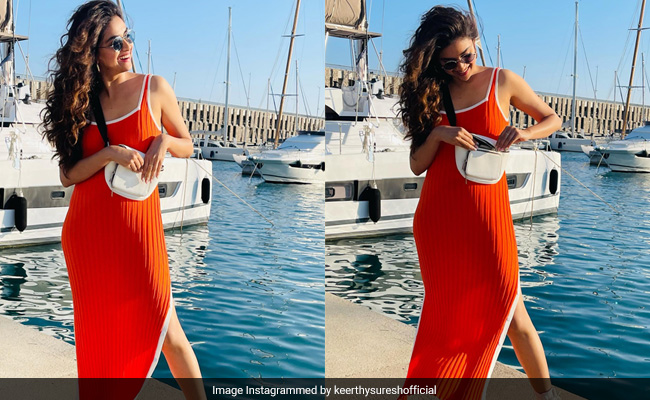 Keerthy Suresh's Beachside Fashion Is Sporty Chic All The Way