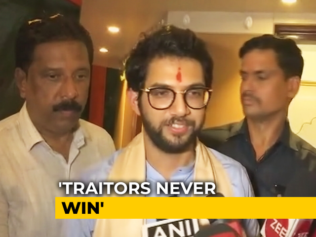 "Traitors Never Win": Aaditya Thackeray On Sena Rebels After Court Hearing