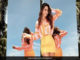 Kiara Advani Is Summer In A Sorbet Cup Dressed In A Printed Shirt And Skirt Kiara Advani Is Summer In A Sorbet Cup Dressed In A Printed Shirt And Skirt