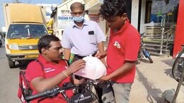 Meet India's First Wheelchair Food Delivery Man; His Story Will Melt Your Heart