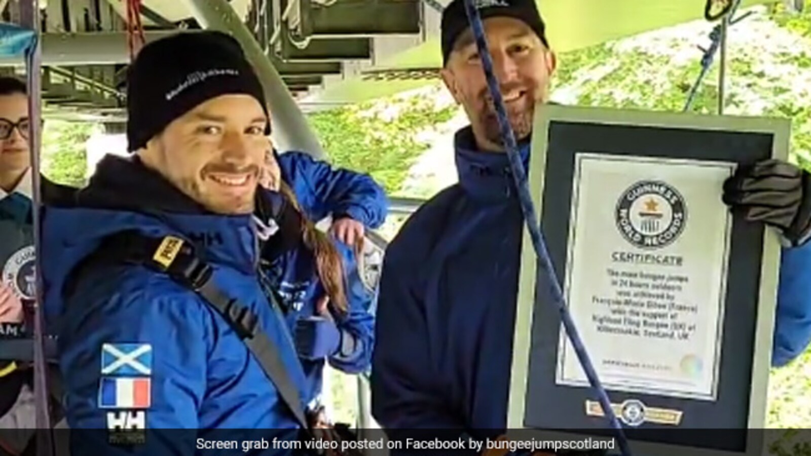 765 Jumps In 24 Hours: Man Sets New Bungee Jumping World Record