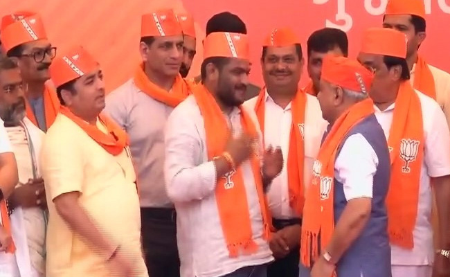 Gujarat Leader Hardik Patel Joins BJP Days After Quitting Congress