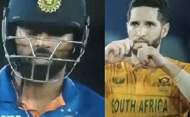 Hardik Pandya को बोल्ड करते ही गेंदबाज ने 'दिल' निकाल कर रख दिया, वायरल हुआ Video