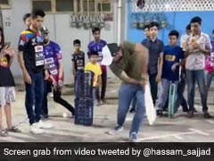 Watch: Ex-Pakistan Captain Gets Bowled By Son In Street Cricket