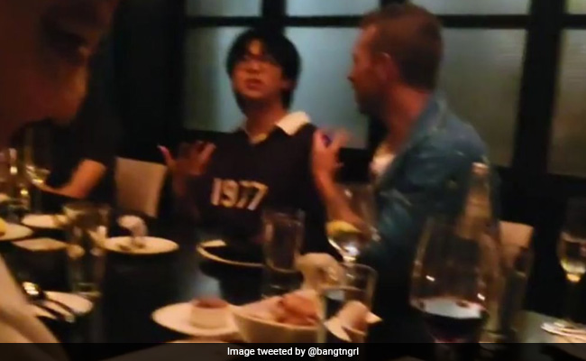 Photos Of Pop Group BTS' Meeting With Coldplay's Chris Martin Go Viral