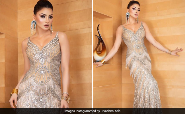 Urvashi Rautela Shimmies Closer To The Weekend In An Embellished Gown