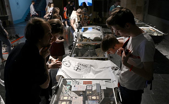 "You See And Touch The War With Fingers": Ukraine War Shown In Museum
