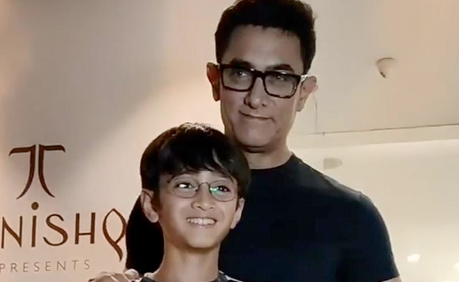 बेटे आजाद के साथ क्वालिटी टाइम स्पेंड करते नजर आए आमिर खान, फैंस बोले- डैड की कार्बन कॉपी है बेटा