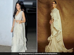 Deepika Padukone और कटरीना कैफ ने पहनी वाइट रफ्फल्ड साड़ी, आप ही बताइए किसके लुक ने मारी फैशन की बाजी, देखें Photos Deepika Padukone और कटरीना कैफ ने पहनी वाइट रफ्फल्ड साड़ी, आप ही बताइए किसके लुक ने मारी फैशन की बाजी, देखें Photos