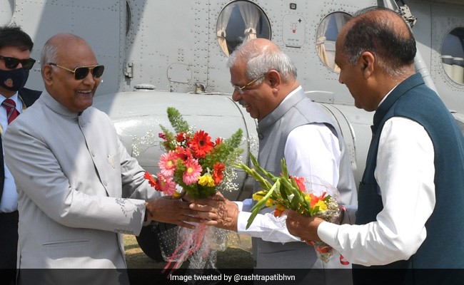 President Ram Nath Kovind In Himachal Pradesh For 2-Day Visit