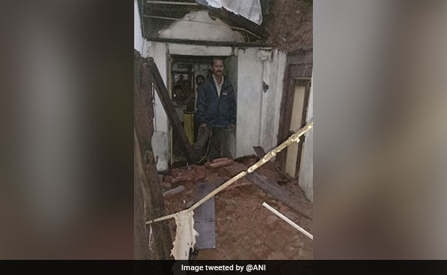 Two Houses Collapse Due To Heavy Rainfall In Karnataka's Hubli