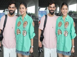 Anushka Sharma And Virat Kohli's Cool Airport Looks Keep A Hot Summer Day At Bay Anushka Sharma And Virat Kohli's Cool Airport Looks Keep A Hot Summer Day At Bay