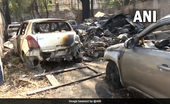Dozens Of Seized Vehicles Destroyed In Fire At Police Station In Jammu