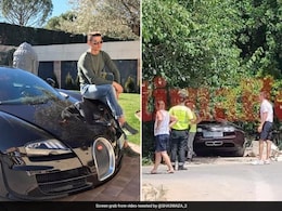 Cristiano Ronaldo's Million-Dollar Bugatti Veyron Wrecked In Spain Accident: Report Cristiano Ronaldo's Million-Dollar Bugatti Veyron Wrecked In Spain Accident: Report