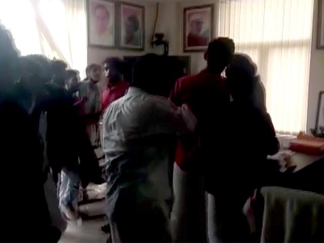 Watch: Rahul Gandhi's Office In Wayanad Attacked During Protest March