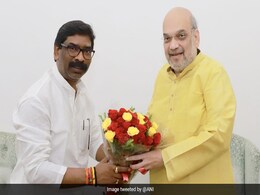 Jharkhand Chief Minister Meets Amit Shah Ahead Of Presidential Poll Jharkhand Chief Minister Meets Amit Shah Ahead Of Presidential Poll