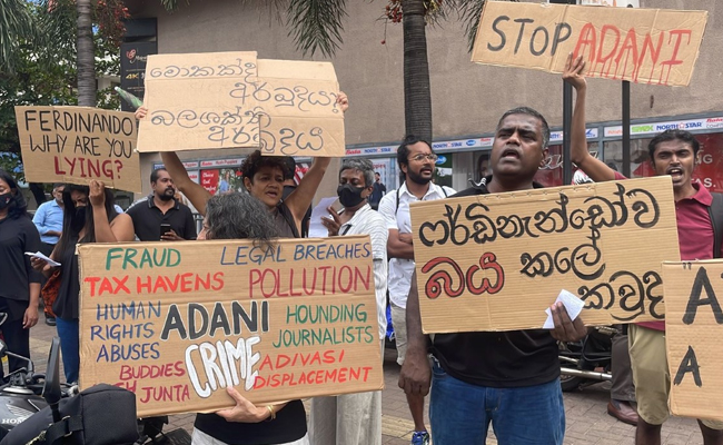 "Stop Adani": Sri Lanka Protesters Say PM Modi, President Rajapaksa Struck Deal