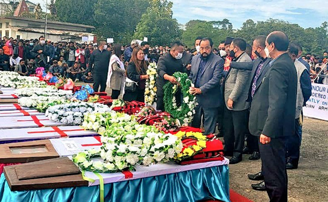 नगालैंड फायरिंग : सेना के 30 जवानों का नाम एसआईटी की ओर से दाखिल चार्जशीट में