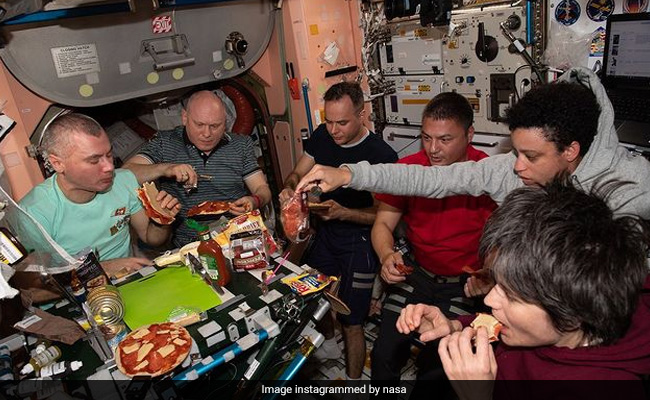 NASA Shares "Scenes From Orbital Restaurant". See Pics
