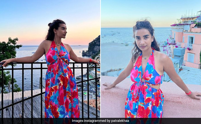 Patralekhaa Is Living The Most Stylish Italian Summer In A Bright Coloured Floral Cutout Dress
