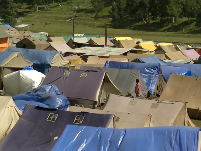 Arrangements Being Made At Baltal Camp For Amarnath Yatra