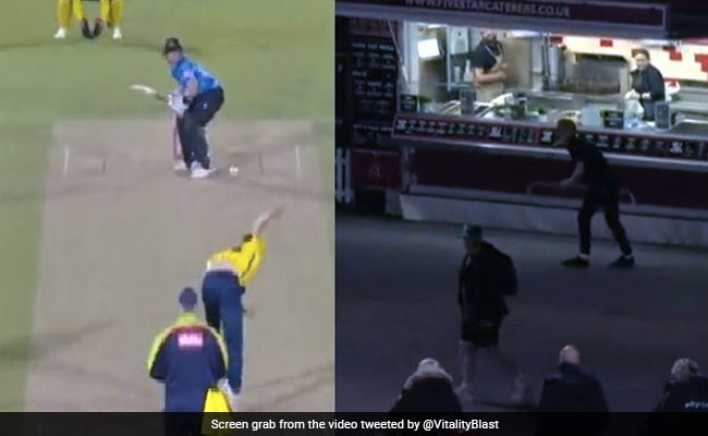 कीवी बल्लेबाज ने T20 में मचाया कोहराम, तूफानी शतकीय पारी में लगाया ऐसा छक्का, गेंद गई बर्गर की दुकान में- Video