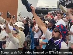Watch: "Shoes Off" Barmy Army Celebrates Bairstow's Ton In Unique Way