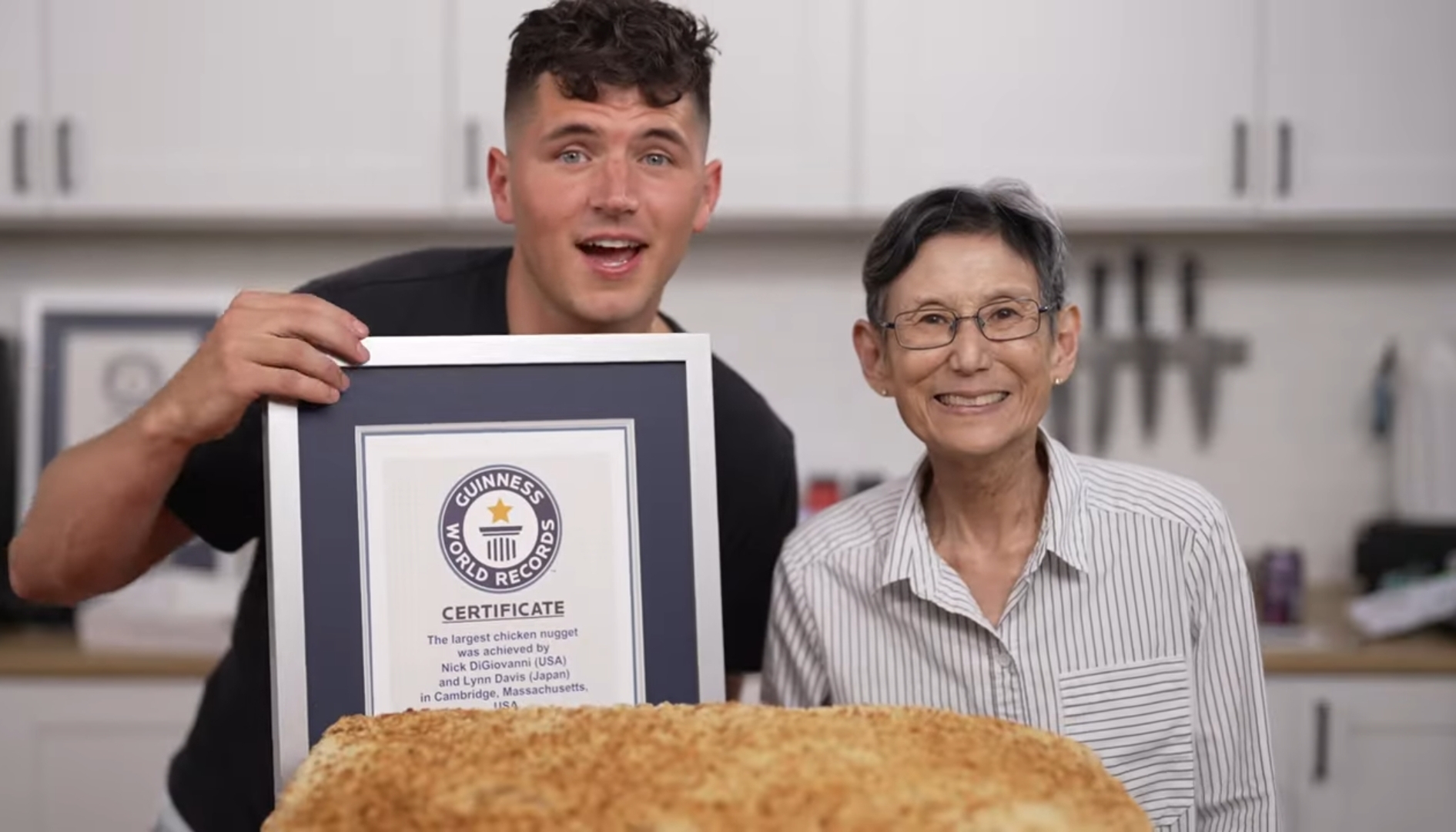 World's Largest Chicken Nugget: Chef Duo Sets Guinness World Record