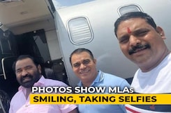 After Sena MLA's "Kidnapped" Claim, Rebel Camp Releases Pics From Plane After Sena MLA's "Kidnapped" Claim, Rebel Camp Releases Pics From Plane