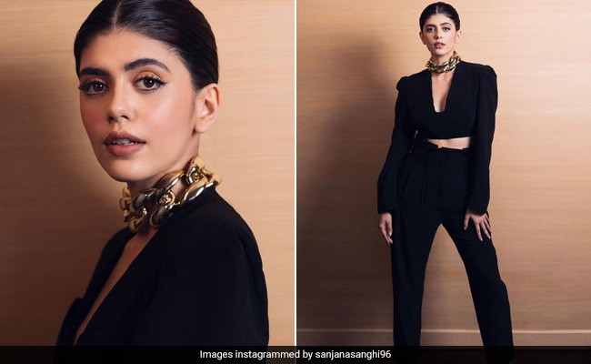 When Sanjana Sanghi Picks Black, She Simply Can't Keep It Back
