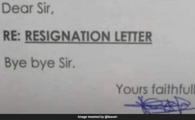 सोशल मीडिया पर वायरल हुआ ये Resignation Letter, देखकर लोग बताने लगे अपनी कहानी