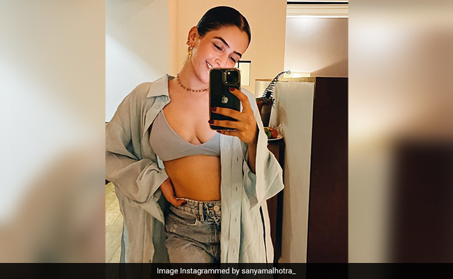 Sanya Malhotra's Summer Style Essentials Include Shorts, A Bralette And A Breezy Shirt