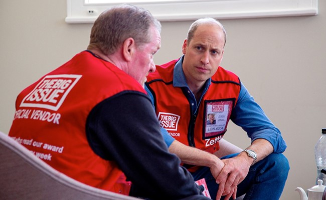 When UK's Prince William Sold Magazines On Streets For Charity