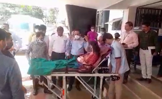 Video: Maharashtra BJP MLA, Fighting Cancer, Comes To Vote On A Stretcher