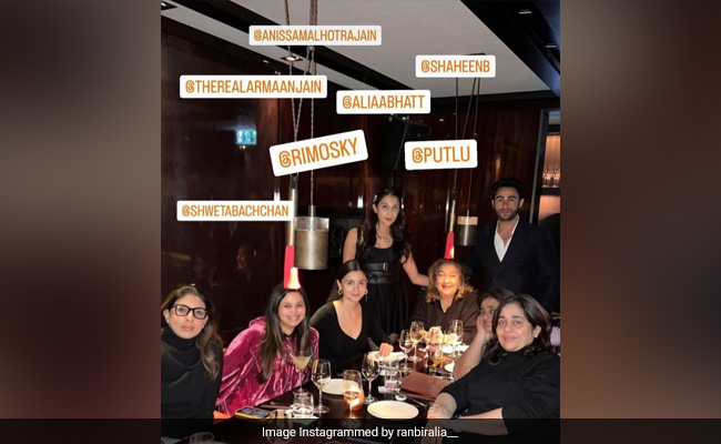 Alia Bhatt Attends Kapoor Family Gathering In London
